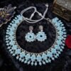 2026/01/1772.jpg "Serene Sky" Light Blue Crystal & Silver Necklace Set