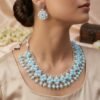 2026/01/1774.jpg "Serene Sky" Light Blue Crystal & Silver Necklace Set