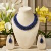 "Midnight Royale" Black & Blue Crystal Necklace Set