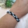 20250922_055237 "Stormy Vine" Grey & Black Crystal Bracelet
