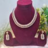 "Aurora Glow" Cream Pearl & Iridescent Crystal Necklace Set