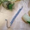 "Sapphire Frost" Blue Crystal & Silver Bracelet