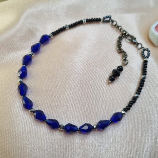 "Royal Sapphire" Blue Crystal Minimalist Anklet