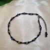 "Mystic Night" Black & Iridescent Crystal Anklet