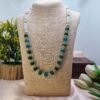 "Ocean Tides" Teal, Blue & White Beaded Necklace Set