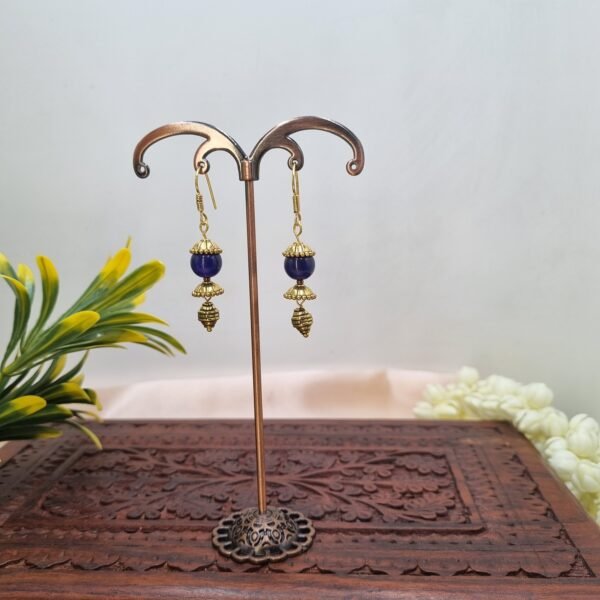 "Royal Azure" Cobalt Blue & Antique Gold Necklace Set