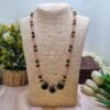 20251124_105412 "Midnight Rose" Black Crystal & Pink Pearl Necklace Set