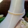 "Sunshine Daisy" White & Yellow Floral Anklet