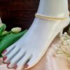 "Sunshine Daisy" White & Yellow Floral Anklet