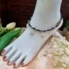 "Mystic Shores" Cowrie Shell & Iridescent Crystal Anklet