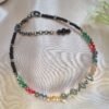 "Boho Prism" Multi-Color Crystal & Silver Anklet