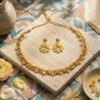 "Sunshine Bloom" Yellow & White Floral Vine Choker Set